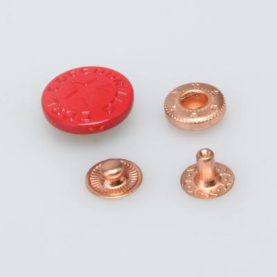 China Viable Oeko-Tex Quality Cotton Metal Snap Button Spring Snaps for sale