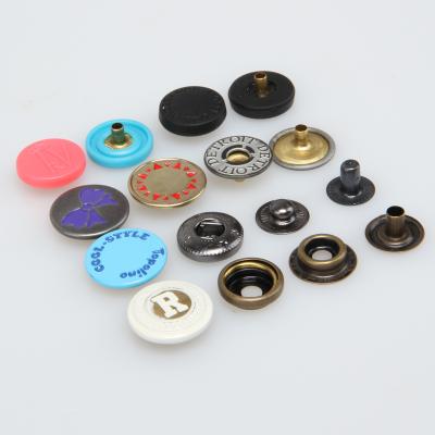 China High Quality 4 Part Viable Copper Snap Button Metal Spring Snaps for sale