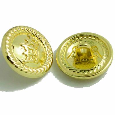 China Fashion Viable Design Gold Alloy Burst Sewing Button for sale