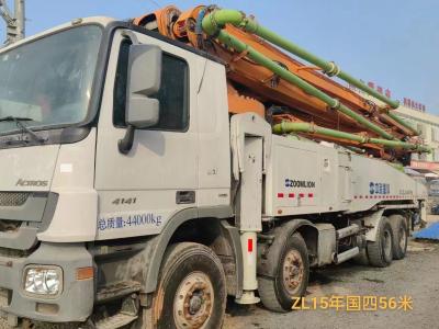 China 2015 Zoomlion Gebrauchtbetonpumpenwagen 56 Meter umgebaut zu verkaufen