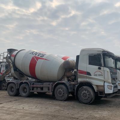 China Gebruikte SANY 8 Cbm 10 Cbm 12 Cbm 14 Cbm Betonmixer Truck Gebruikte Betonmixer Te koop