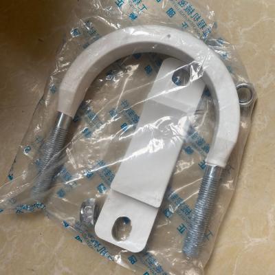 Κίνα U-Type Clamp Fittings White Color For Putzmeister Sany Zoomlion Concrete Pump Trucks προς πώληση