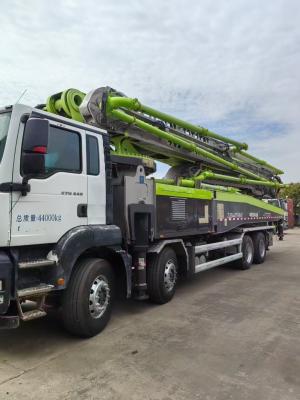 China 2021 Zoomlion 59m ZLJ5441THBKE Second-hand Concrete Boom Pump Truck Sitrak Chassis Diesel Power for sale