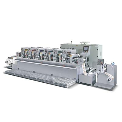 China food & Automatic High Speed ​​Beverage Factory Cable Label Sticker Offset Printing Silk Machine for sale