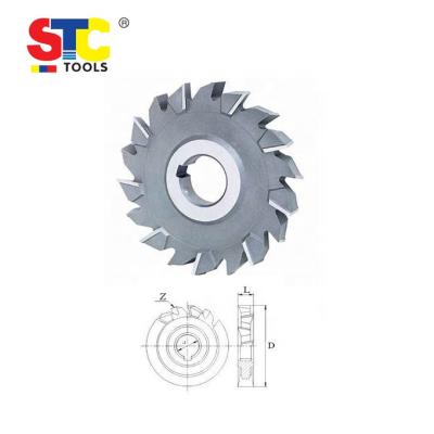 China Operation Side Milling Cutter HSS Shift Tooth Inch Size for sale