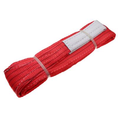 China 1-100m webbing lifting sling sling 1T/2T/3T/4T/5T/6T/8T/10T/12T polyester flat webbing for sale