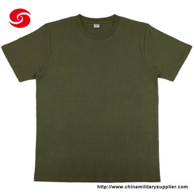 China Wholesale Plain Cotton Fabric Anti-pilling Army Men Tactical 100% T-shirt for sale