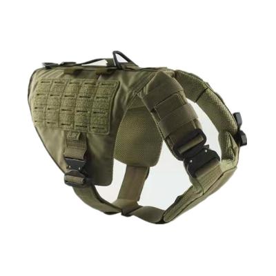 China Military Activities Army Green Bulletproof Ballistic K9 Dog Vest For Animal for sale