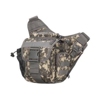 China Outdoor Camouflage Army Camouflage Military Shoulder Sling Bag Outdoor Camping Durable Chest Pack for sale