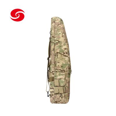 China 600D density waterproof or as customer request portable camouflage military gun case rifle drag bag long for sale