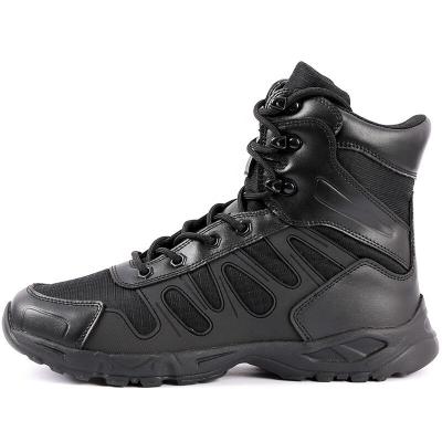 China New Arrival Leather Tactical Outdoor Military Men's Waterproof Black Army Boots Combat Shoes for sale