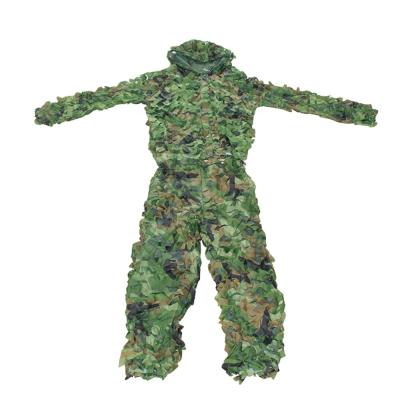 China Outdoor Woodland Camouflage Military Snipper Hunting Clothing Hunting Ghillie Suit for sale