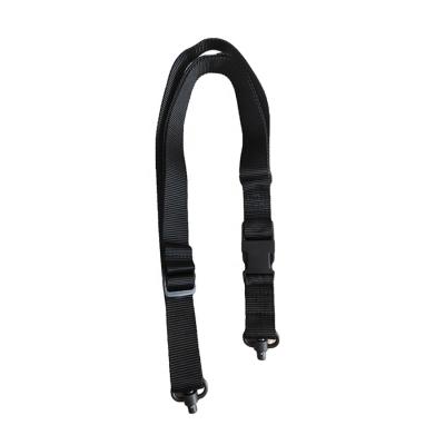 China Push Button Outdoor Tactical Nylon Adjustable QD Swivels 2 Point Rfile Gun Sling for sale