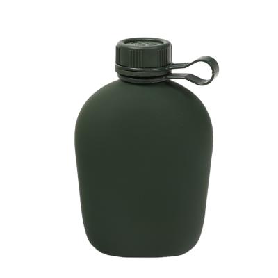 China Sustainable Army 1L Military Aluminum Water Kettle Drinking Water Bottle Canteen for sale