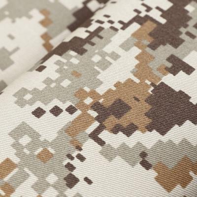 China Military Fabric Viable Middle East Saudi Arabia Army Hot Sale Desert Digital Camouflage TC CVC Ripstop Twill Fabric for sale