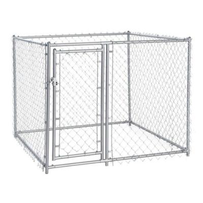 China Easily Assembled Commercial Outdoor Fence Welded Large Chain Link Dog Kennels 10x10x6 Dog Rosary Cages Metal Kennels for sale