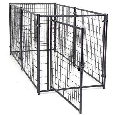 China Easily Assembled Galvanized Steel 6 Ft Large Heavy Duty Animal Dog Kennel Crate for sale