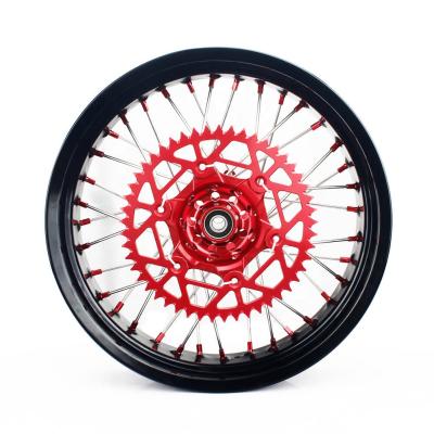 China Aluminum Alloy Motorcycle Spoke Wheels Supplier Custom Dirt Bike Wheel Rims for sale