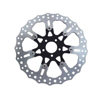 China hot sale 2Cr13 oversized floating motorcycle brake disc rotor for harley for sale