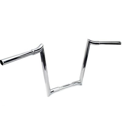 China Chrome Motorcycle 1.5 Monkey Monkey Handlebar 12' 14' 16' Inch Rise For Harley Davidson Touring Road 2015-2019 14 Inch Rise for sale