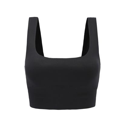 China Breathable Quick Dry Elastic Tank Top Workout Vest Yoga Tops Women Exercise Clothing Gym Clothes Fitness Wear for sale