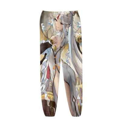 China Hot Sale 3D Color Printed Sports Breathable Pants Womens Jogging Pants for sale