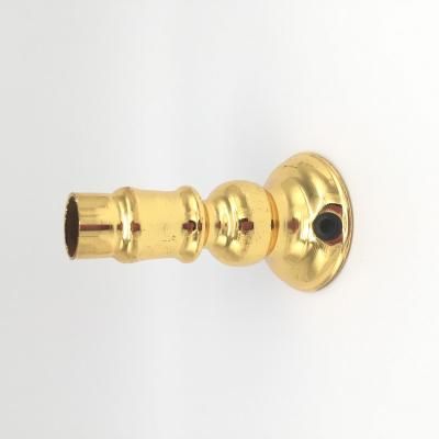 China Factory Outlet Household Fashion High Quality Hardware Gold Candlestick Support Difference Specification for sale