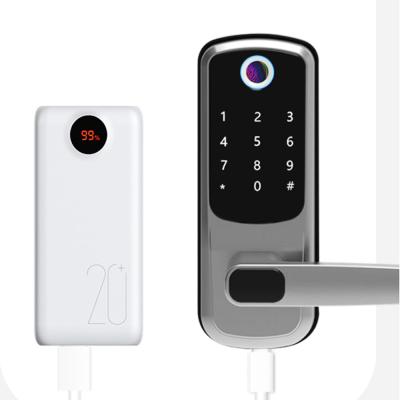 China Ttlock Wide Biometric Smart Fingerprint Lock Password App Aluminum Door For Home, Door Lock With Fingerprint, Smart Door Lock for sale