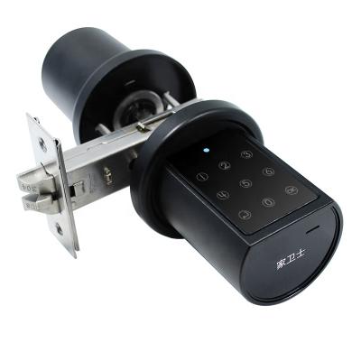 China Widely Used Smart Keyless Electric Password Protected App IC Cards Door Handle Lock for sale