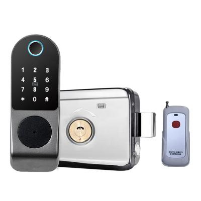 China Fingerprint deadbolt door lock smart phone safe smart remote control APP remote control digital door lock for sale