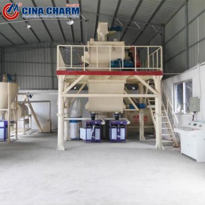 China Full Automatic Dry Tile Glue Mortar Production Line High Efficiency Dry Mix Mortar Factory Making for sale