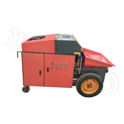 China Construction engineering high performance secondary structure small concrete pump diesel engine widely use trailer concrete pump for sale