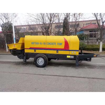 China High Efficiency Portable Building Construction Trailer Small Concrete Pump for sale