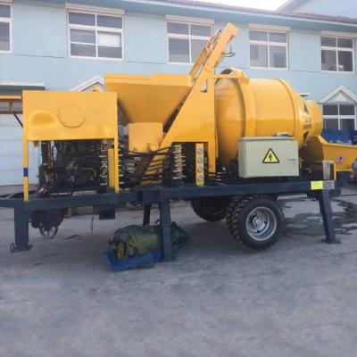 China Stores Widely Used Popular Construction Material Concrete Mixer And Pump Combination for sale