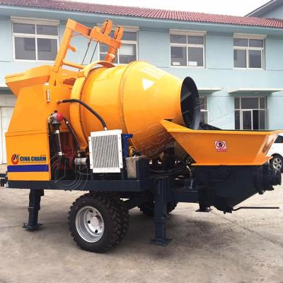 China Opeartion Flexible Mobile 30m3/h Mini Trailer Mounted Price Concrete Pump Machine for sale