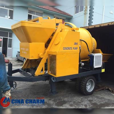 China Opeartion Mini Flexible 30m3/h Small Trailer Mounted Concrete Pump For Sale for sale