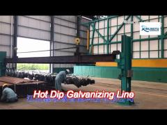 HRC CRC Hot Dip Galvanizing Machine For Drain Pipe