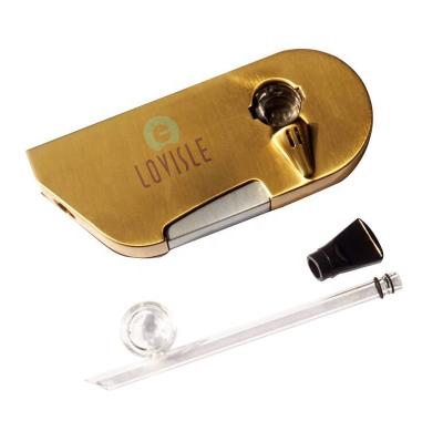 China Lovisle Technology New Arrivals Metal Open Flame Multi-functions Refillable Lighters For Smoking Pipe Special Use for sale