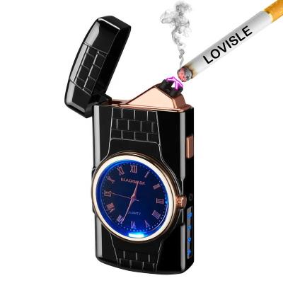 China Lovisle Technology Men Minimalist Cigar Watch Rechargeable Cool Lighters Novelty Cool Lighters Unique Design Flameless Windproof USB Cigarette Wrist for sale