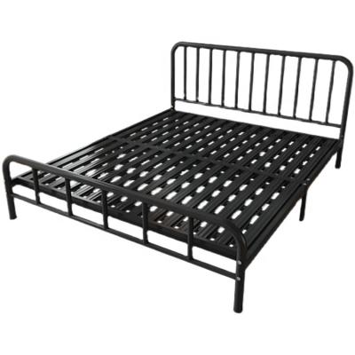 China Wrougnt iron single bed good quality modern design modern european style frame double bed for sale