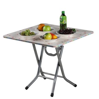 China Folding Stand Small Simple Foldable Family China Manufacturer Particleboard Dining Table for sale