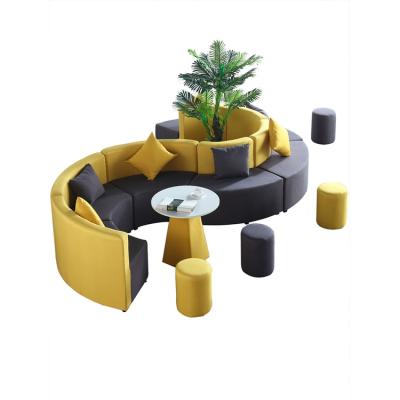 China (Other) commercial office rest leisure negotiation reception anomaly combination sofa creative adjustable corner sofa bed for sale