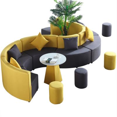 China (Other) commercial office rest leisure negotiation reception anomaly combination sofa creative adjustable corner sofa bed for sale