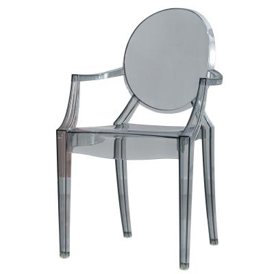 China Contemporary Elegant Transparent Acrylic Hotel Chair for sale