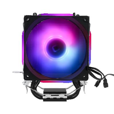 China Computer Case SAMA Customized 2 Heatpipes 90MM CPU Air Cooler Heatsink CPU Fan Cooler for sale