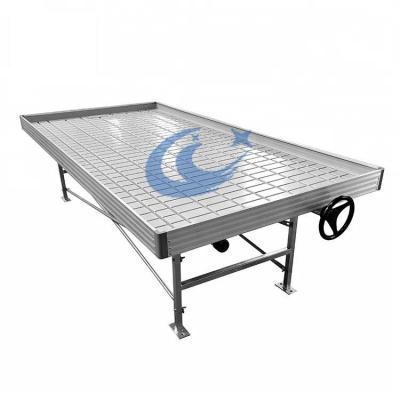 China Economical and Practical Backflow Flow Flood Seedbed Water Factory Price Rolling Tables for sale