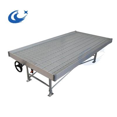 China Bench Vegetable Hydroponics Farm Green House Flower Fruit Growing System Rolling Benches For Sale for sale