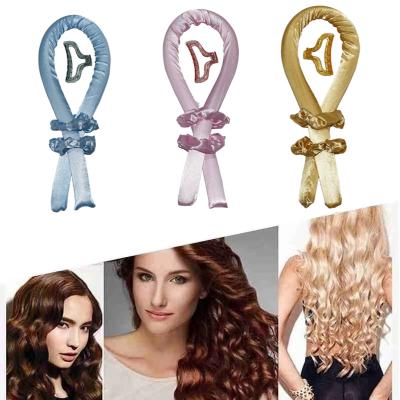 China Lazy Sleep Curling Wave Shaper Hairstyle Large Intestine Rubber Circle SetAmazon Rod No Heat Pearl Curly Hair Sponge for sale