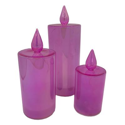 China Top Quality Birthdays Candle Holder Christmas Flameless Candles Led With Battery for sale