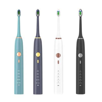 China 2021 New OEM Promoted Wireless Inductive Charging Logo Wireless Inductive Charging 5 Modes Sonic Electric Toothbrush Waterproof for sale